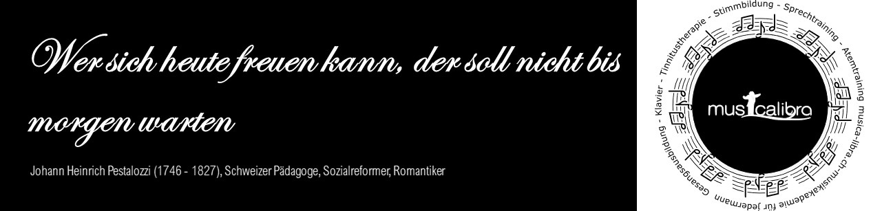 Wer sich heute freuen kann, der soll nicht bis morgen warten - Pestalozzi, Zürich 19. Jh
