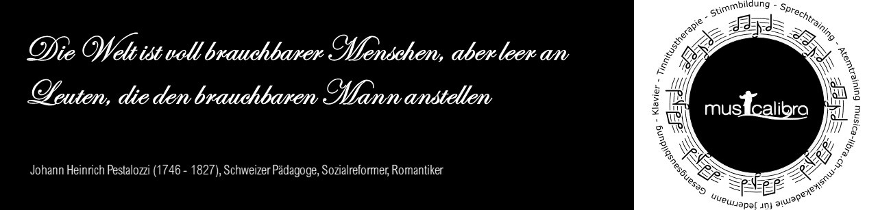 Die Welt ist voll brauchbarer Menschen, aber leer an Leuten, die den brauchbaren Mann anstellen - J.H.Pestalozzi Zürich 19. Jh.