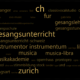 Word Cloud - Gesangslehrer Zürich